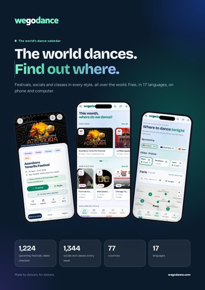 The WeGoDance brochure